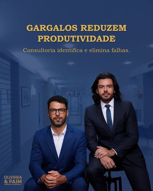 Publicação da Oliveira & Paim sobre produtividade e processos